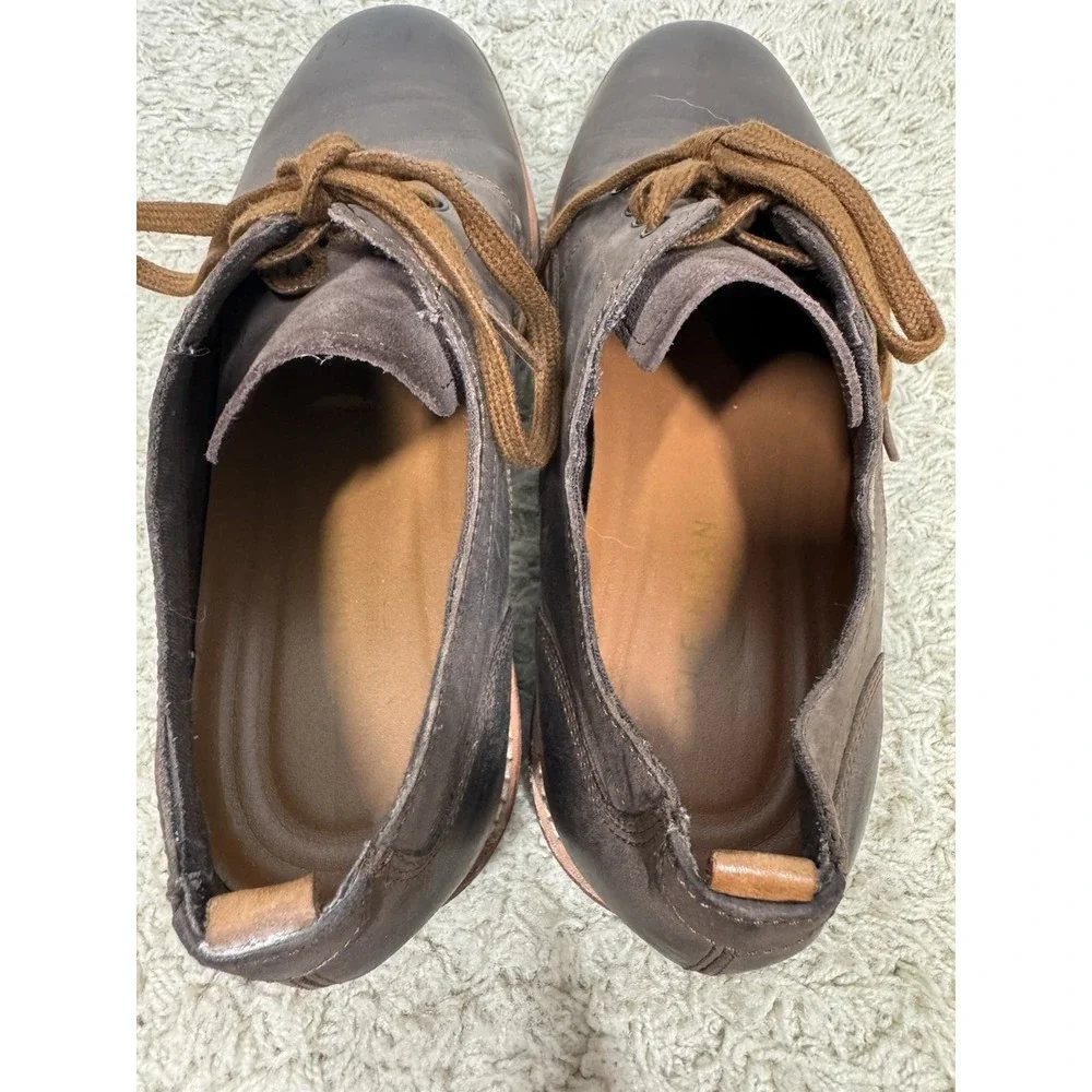 Cole Haan Feathercraft Grand Brown Leather Blucher Oxford Dress Shoes Men's 10.5